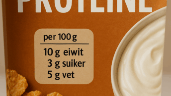 Proteine op verpakking