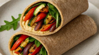 Wrap met hummus